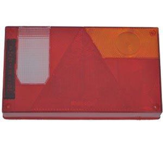 Cabochon Feu Arrière Droit ASPÖCK Multipoint I – 5 Fonctions, Homologué E9, 240x140 Mm