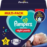 Pampers Night Pants Couches-Culottes Pour La Nuit Taille 6 - 124 Couches-Culottes - 15kg+ Pack 1 Mois