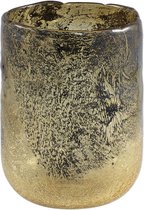 Vase Alter PTMD - 19 x 19 x 26 cm - Glas - Jaune