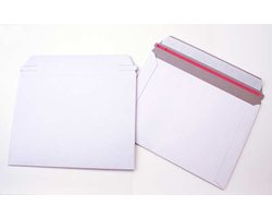 Verzendenveloppen 13x13cm 450grs met Plakrand (10 stuks)
