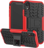 iPhone XR hoes - Schokbestendige Back Cover - Rood