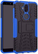 Schokbestendige Back Cover - Hoesje geschikt voor Asus Zenfone 5 Lite - Blauw