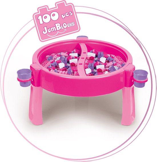 Dolu Unicorn Activiteiten Tafel incl. 100 Blokken 2572 van DOLU — afbeelding 2