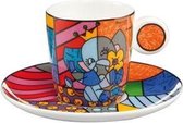 Romero Britto: Spring Elephant - Espresso Cup