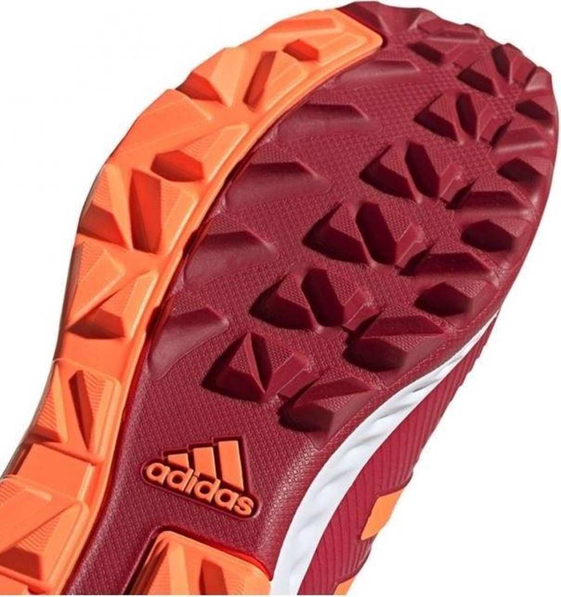 Adidas adiPower Hockeyschoenen - Outdoor schoenen  - rood donker - 45 1/3 Sportschoenen fw8xykb6