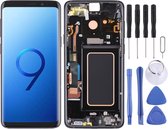 Let op type!! Super AMOLED Material LCD Screen and Digitizer Full Assembly with Frame for Galaxy S9+ / G965F / G965F / DS / G965U / G965W / G9650(Black)