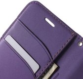 Samsung Galaxy J1 2016  Simply Life Wallet Case Paars