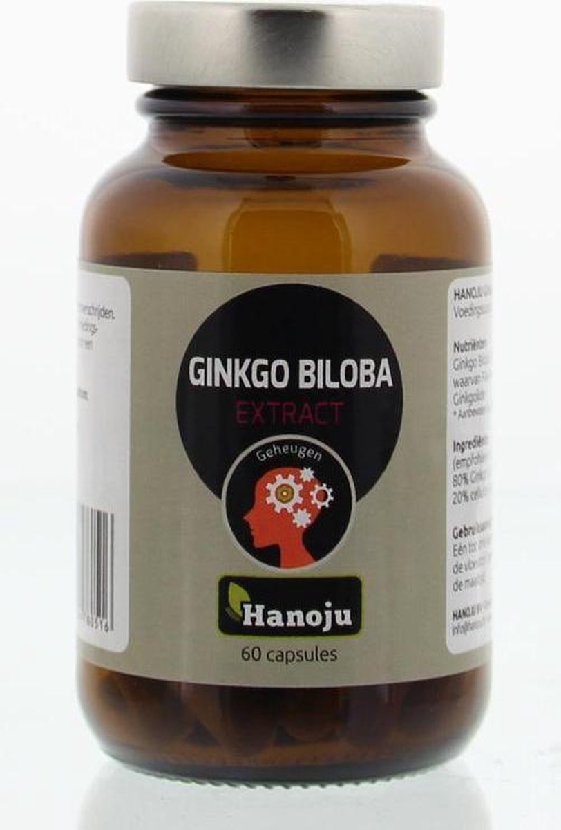 Hanoju Ginkgo Biloba extract 60 Capsules
