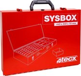 4Tecx Sysbox 445X340X70mm Rood 23-Vaks