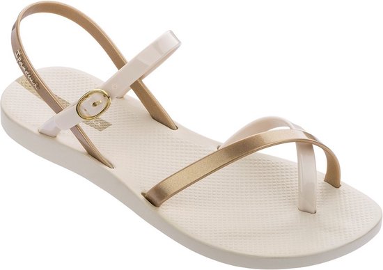 Ipanema Fashion Sandal Sandalen Dames - Beige/Gold - Maat 40 - Ipanema