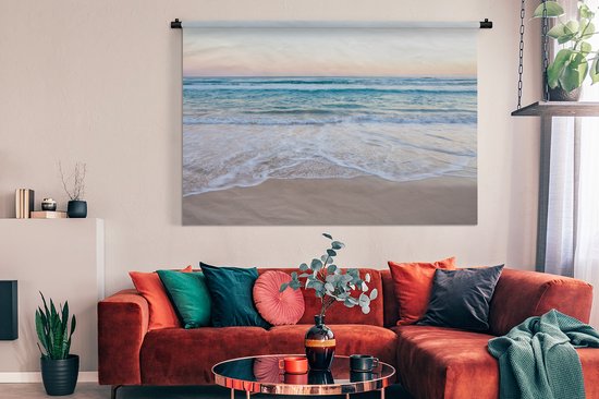 Tapisserie - Tissu mural - Plage - Mer - Pastel - 180x120 cm - Tapisserie