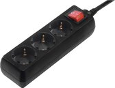 Hama 3-Wegs Distributie Met Switch, Zwar.