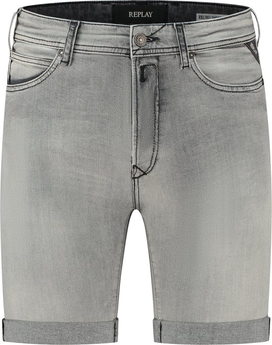 Replay Broek M9873A.84387.772 - Kiezelgrijs | Leads Jeans
