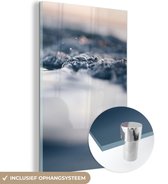 MuchoWow® Glasschilderij 20x30 cm - Schilderij acrylglas - Water - Zee - Golven - Foto op glas - Schilderijen