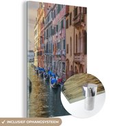 MuchoWow® Glasschilderij 100x150 cm - Schilderij acrylglas - Venetië - Architectuur - Italië - Foto op glas - Schilderijen
