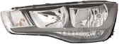 Audi A1, 2010 - 2014 - koplamp, H7+H1, zwart, elektr verstelb, incl stelmotortje, links