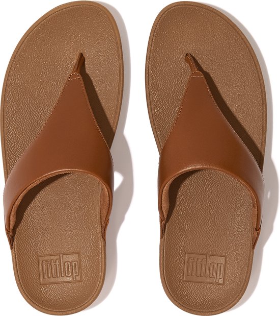 Fitflop Lulu Leather Slippers Bruin EU 36 Vrouw