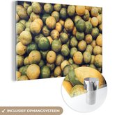 MuchoWow® Glasschilderij 60x40 cm - Schilderij acrylglas - Fruit - Zomer - Vrucht - Foto op glas - Schilderijen