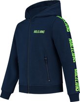 Malelions Junior Jorden - Navy/Neon Green