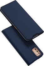 Motorola Moto G9 Plus hoesje - Dux Ducis Skin Pro Book Case - Blauw