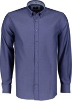 Jac Hensen Overhemd - Regular Fit - Blauw - 3XL Grote Maten