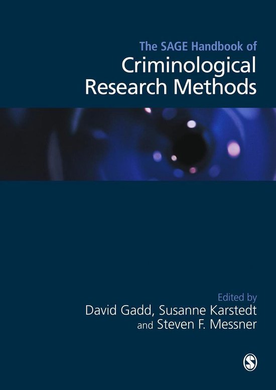 The SAGE Handbook of Criminological Research Methods - cover