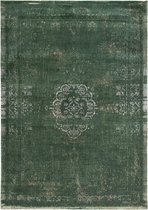 Louis de Poortere - 9146 Fading World Majestic Forest Vloerkleed - 80x150 cm - Rechthoekig - Laagpolig, Vintage Tapijt - Oosters - Groen