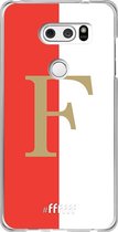 6F hoesje - geschikt voor LG V30 (2017) -  Transparant TPU Case - Feyenoord - F #ffffff