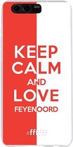 6F hoesje - geschikt voor Honor 9 -  Transparant TPU Case - Feyenoord - Keep calm #ffffff