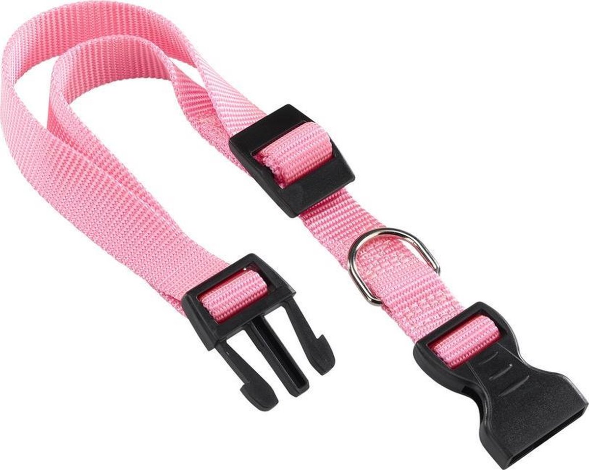 Ferplast Hondenhalsband Club 25 X 1 Cm Nylon Roze