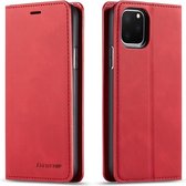 Apple iPhone 11 Pro Telefoonhoesje | Hoogwaardig Leren Bookcase | Portemonnee | Rood