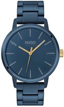 Hugo Stand 1530141 Horloge - RVS - Blauw - Ø 42 mm