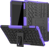 iPad 2020 hoes - 10.2 inch - Schokbestendige Back Cover - Paars