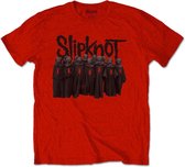 Slipknot - Choir Heren T-shirt - 2XL - Rood