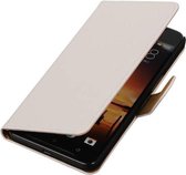 Wicked Narwal | bookstyle / book case/ wallet case Hoes voor HTC One X9 Wit