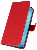 Wicked Narwal | bookstyle / book case/ wallet case Wallet Cases Hoes voor Honor View 20 Rood