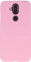 Wicked Narwal | Color TPU Hoesje voor Nokia 8.1 Roze