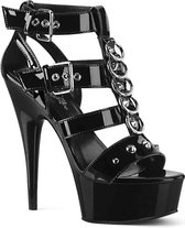 Pleaser Hoge hakken -41 Shoes- DELIGHT-658 US 11 Zwart