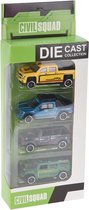 Free And Easy Auto's Junior 7 Cm Rvs/abs 4 Stuks