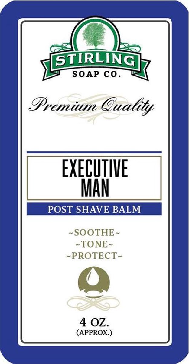 Stirling Soap Co. after shave balm Executive Man 118ml