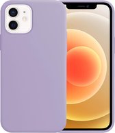 Coque arrière en Siliconen iPhone 12 Mini - Lilas