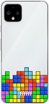 6F hoesje - geschikt voor Google Pixel 4 -  Transparant TPU Case - Tetris #ffffff