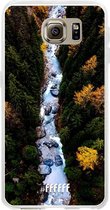 Samsung Galaxy S6 Hoesje Transparant TPU Case - Forest River #ffffff