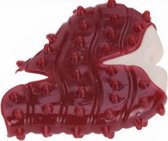 Dogs Collection Hondenspeelgoed Steak 12 Cm Rubber Rood/wit
