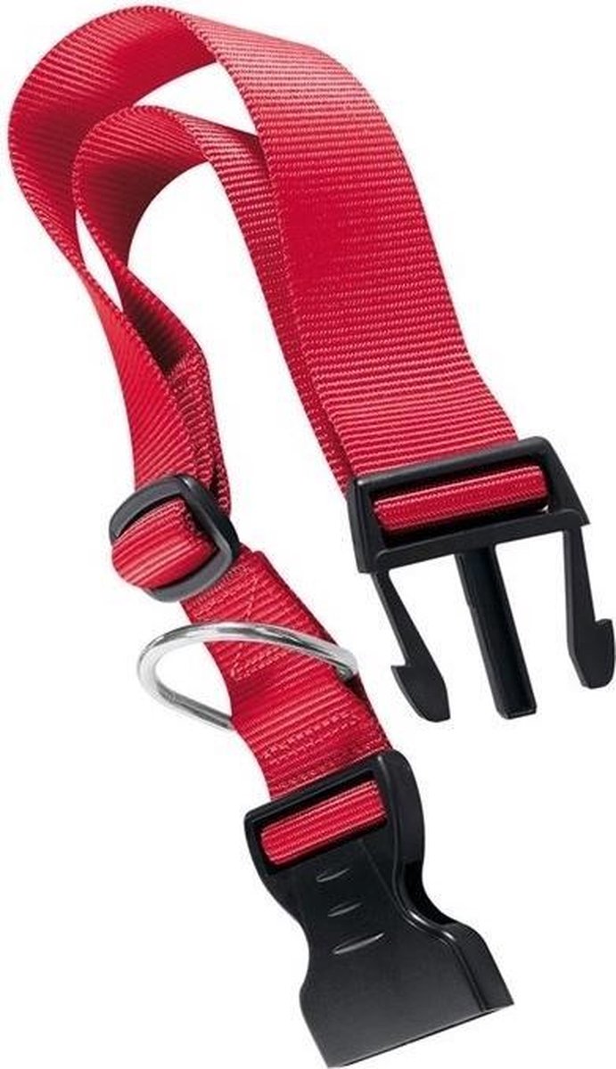 Ferplast Halsband Honden Club 56 Cm Nylon Rood/zwart