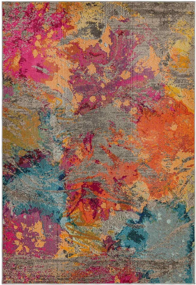 Easy Living - colores-Cloud-Galactic Vloerkleed - 200x300  - Rechthoek - Laagpolig Tapijt - Modern - Meerkleurig