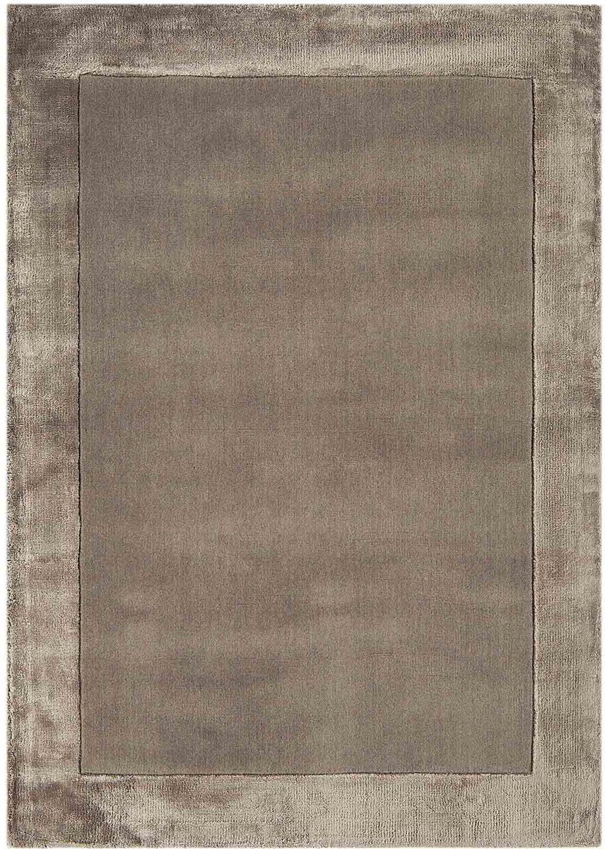 Easy Living - Ascot-Rug-Taupe Vloerkleed - 160x230  - Rechthoek - Laagpolig Tapijt - Klassiek - Taupe