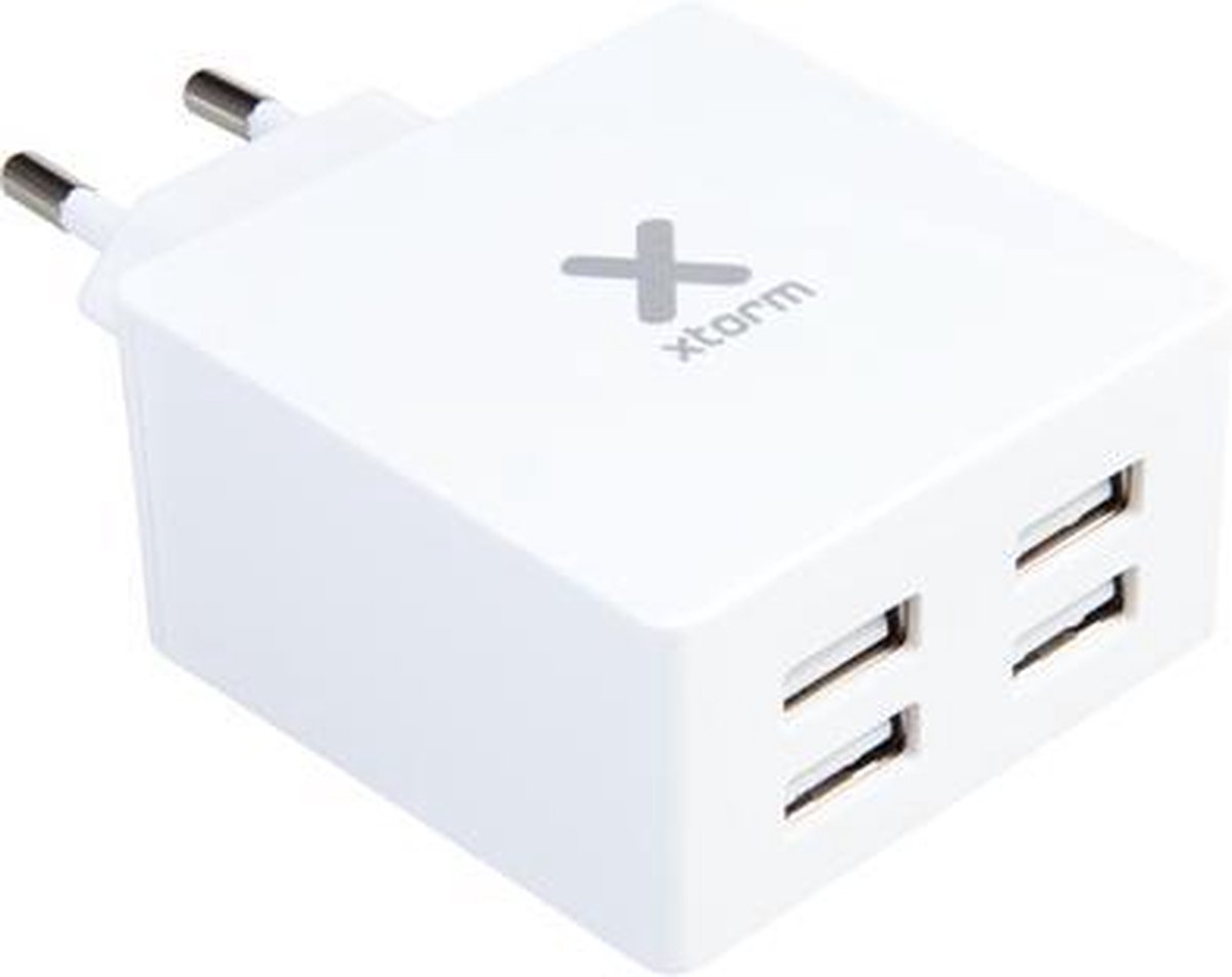 Xtorm AC Adapter 4 USB Ports - Oplader - CX014