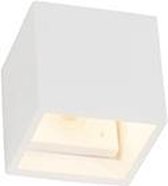 QAZQA kay_novo - Moderne Wandlamp voor binnen - 1 lichts - D 11.5 cm - Wit - Woonkamer | Slaapkamer | Keuken