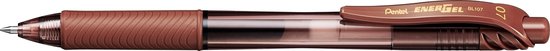 Pentel EnerGel BL107 Rollerballpen - Bruin, 0,7 mm Gelinkt